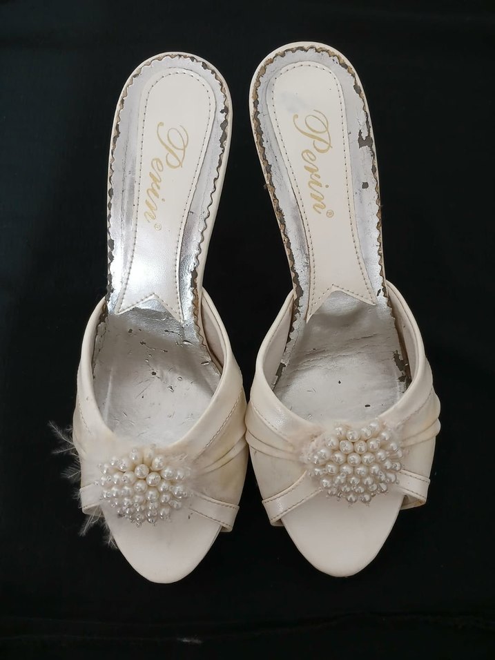 Beyaz stiletto - Görsel 4