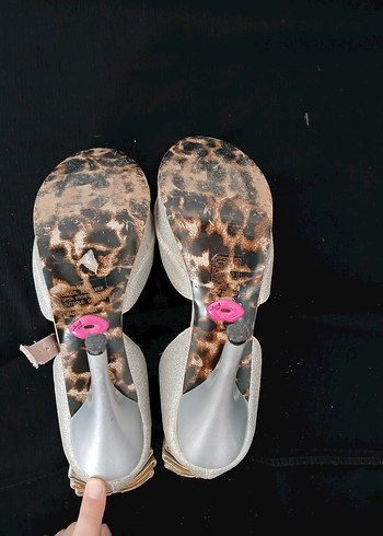 gri simli stiletto - Görsel 8