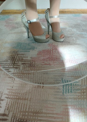 gri simli stiletto