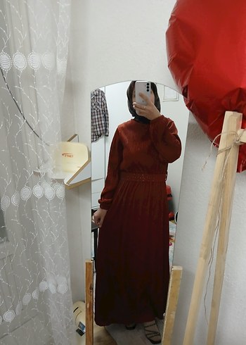 uzun elbise - Görsel 9