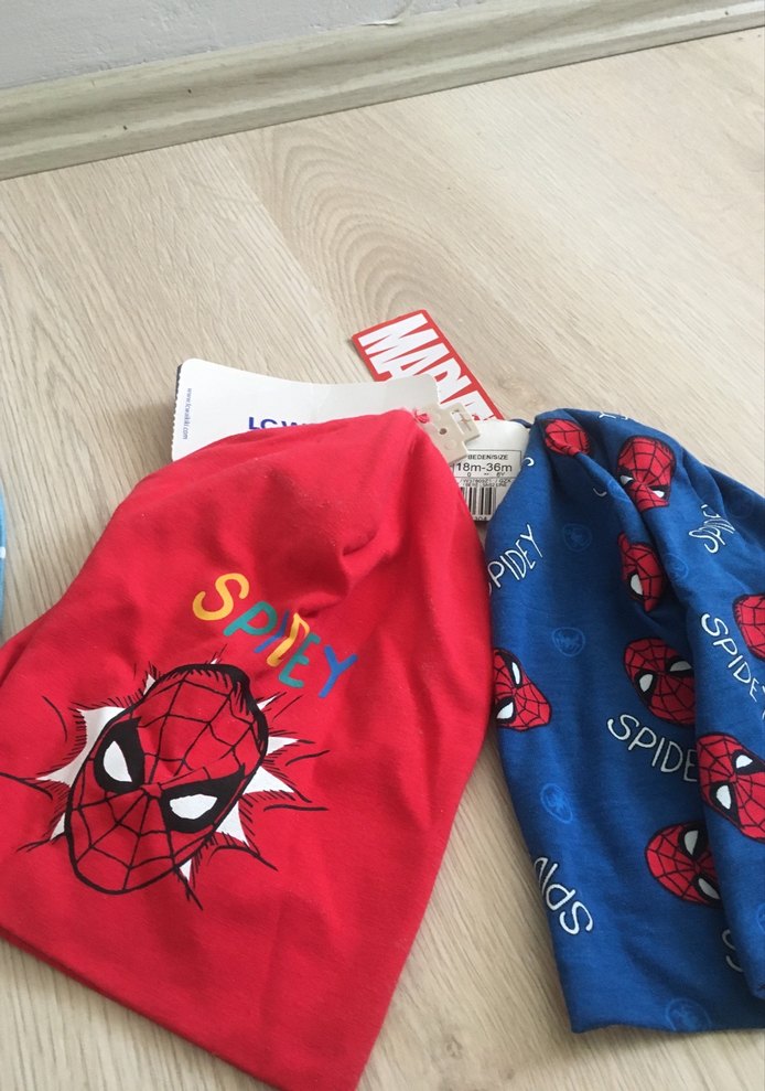 Renkli Baskılı Erkek Bere ve Boyunluk Seti - Görsel 4