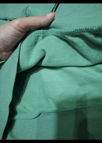 Erkek Çocuk Kapüşonlu Yeşil Sweatshirt - Görsel 3