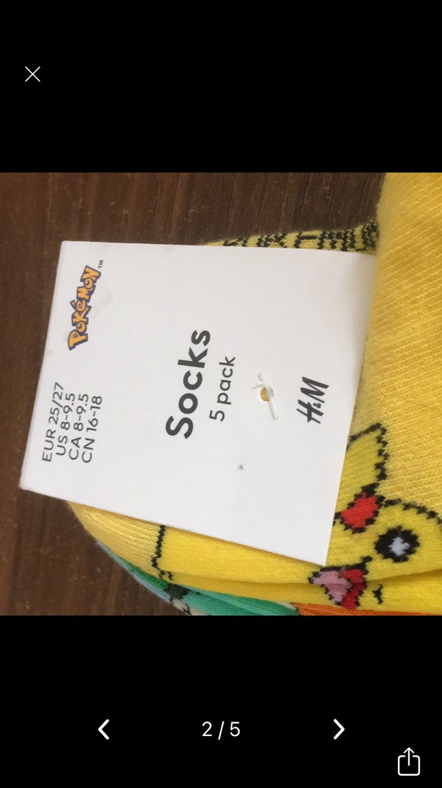 Çocuklar için Renkli Desenli Çorap Seti - Görsel 2