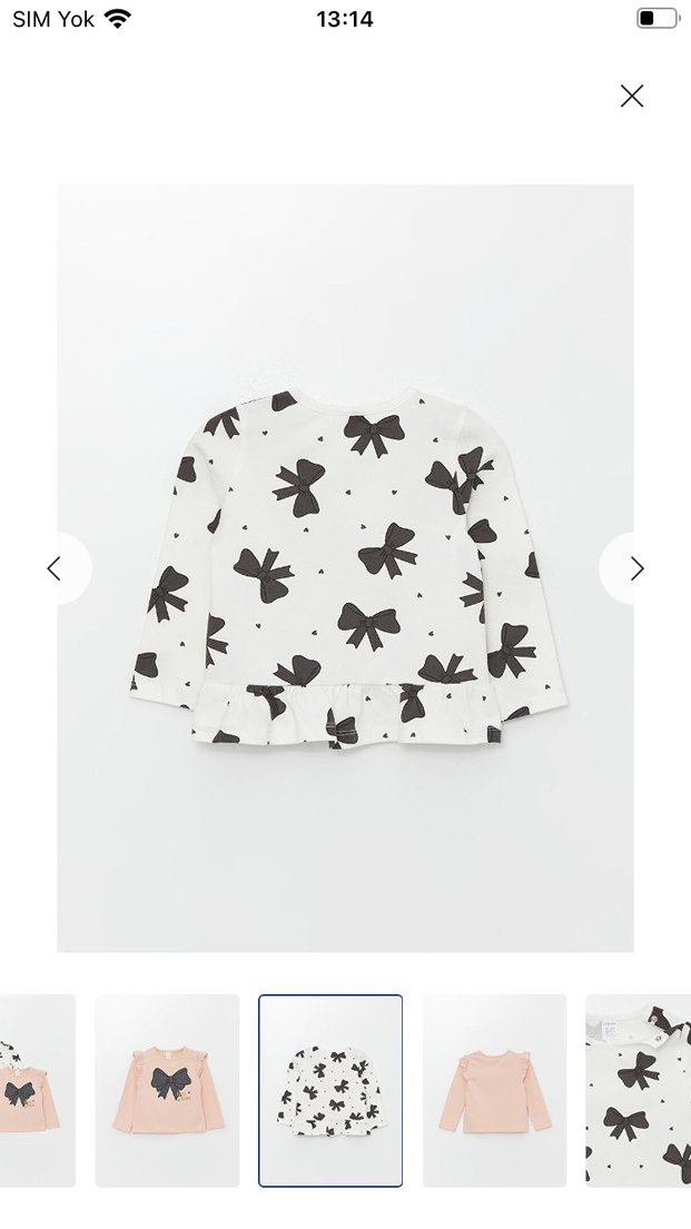 Lc Waikiki Bebek Kız Uzun Kollu Fiyonklu 2'li Takım - Görsel 4