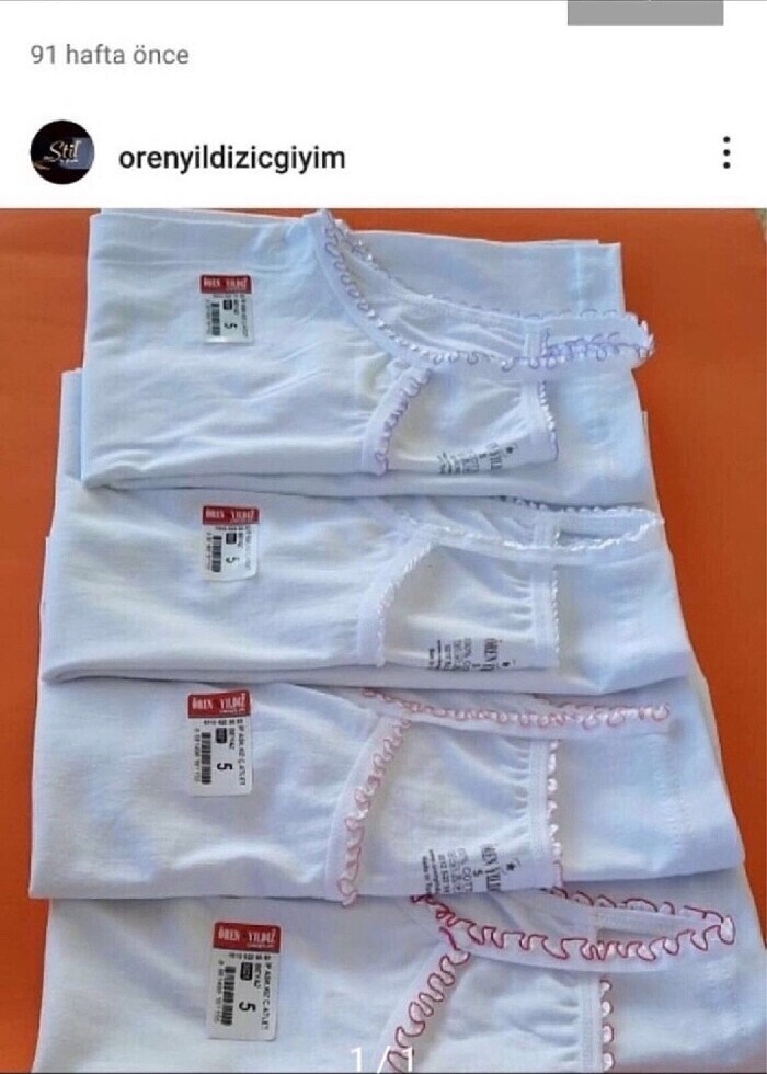 Ören stil 100de 100 pamuklu 8-9 yaş - Görsel 3