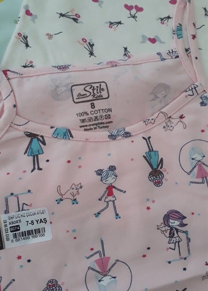 Ören stil 100de 100 pamuklu 8-9 yaş - Görsel 2