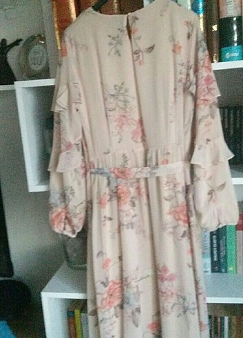 Uzun şifon elbise - Görsel 5