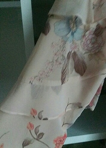 Uzun şifon elbise - Görsel 9