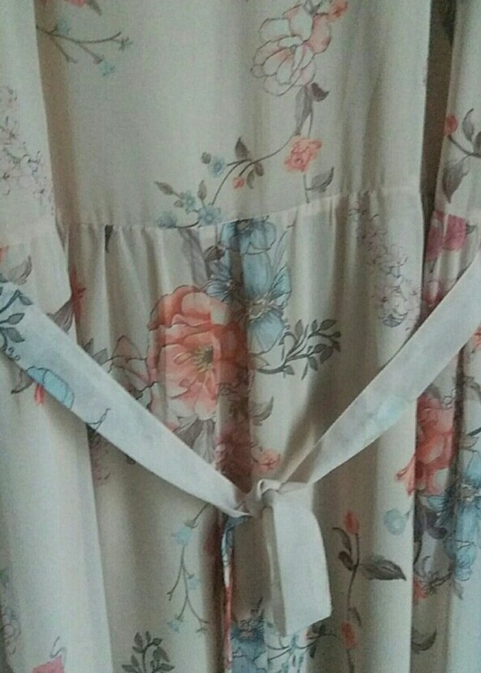 Uzun şifon elbise - Görsel 4