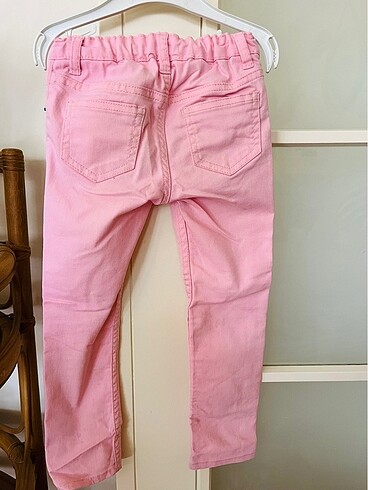 H&M Tatlı toz pembe çocuk coton pantolon