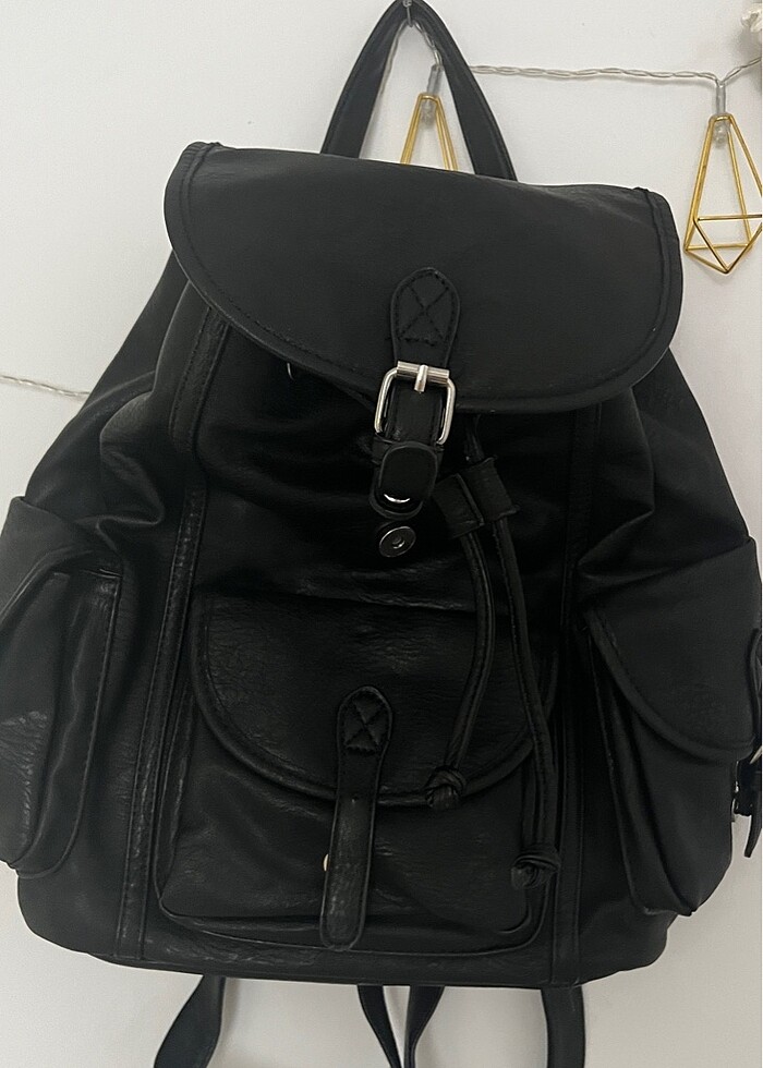 Deri sırt çantası - Görsel 2