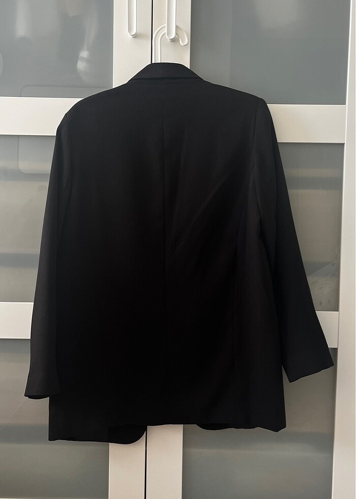 Stradivarius siyah blazer ceket - Görsel 3