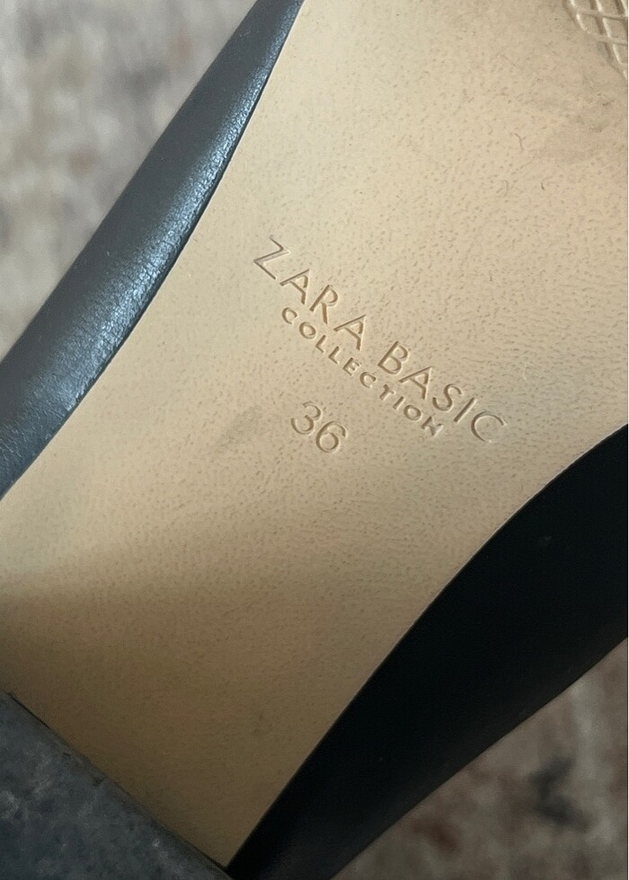 Zara siyah topuklu bilekte bot - Görsel 5