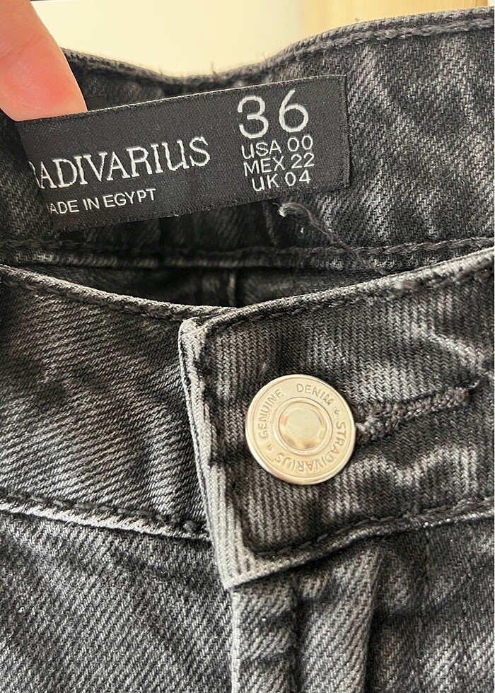 D98 straight jean stradivarius - Görsel 4