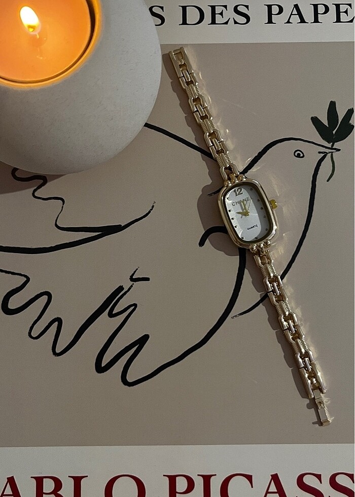 Gues chanel vintage saat çelik - Görsel 3