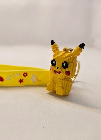 Pikachu minecraft anahtarlık