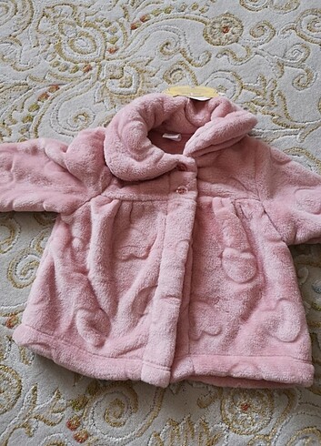 Bebek, kız mont kaban, peluş kaban