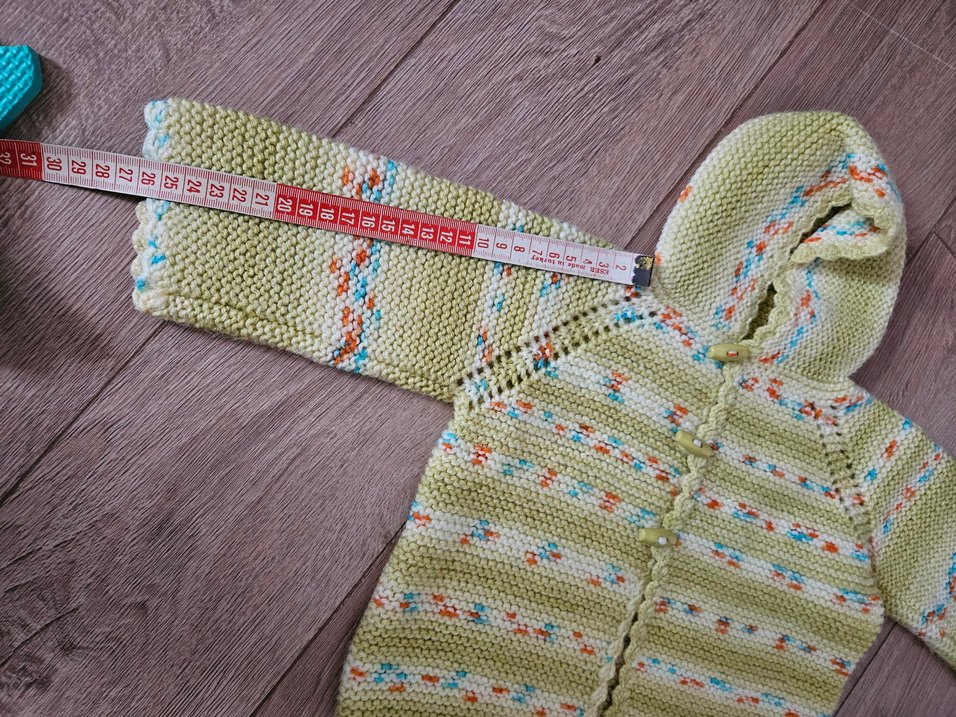 bebek örme Hırka - Görsel 2