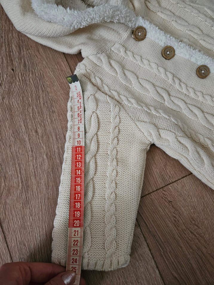 kız bebek kışlık Hırka - Görsel 3