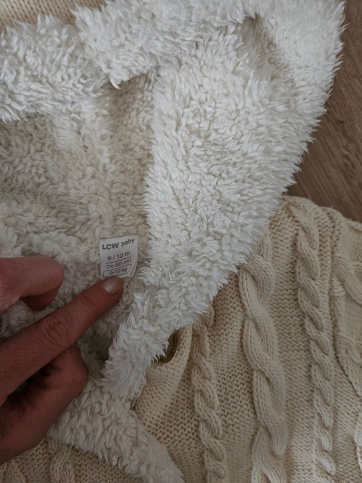 kız bebek kışlık Hırka - Görsel 2