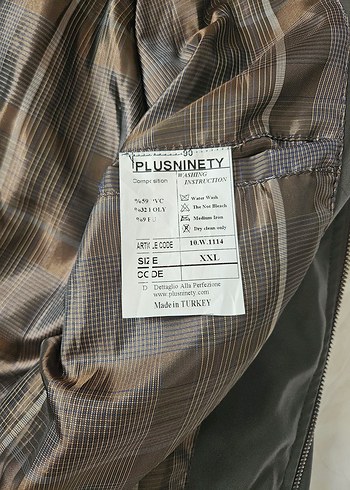 plusninety erkek deri ceket - Görsel 5