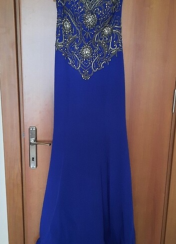 Taşlı balık model abiye / nişanlık - Görsel 2