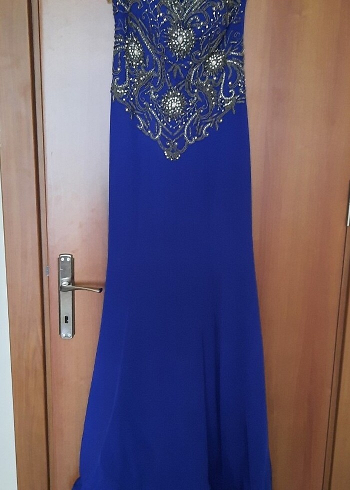 Taşlı balık model abiye / nişanlık - Görsel 2