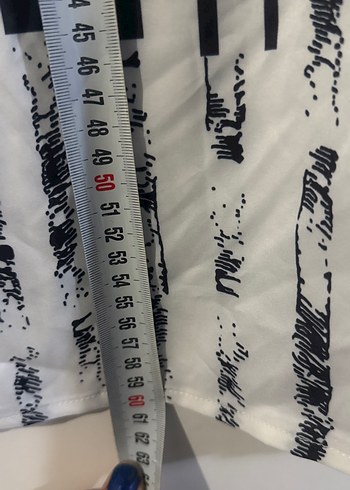 Kadın V Yaka Pilili Midi Bluz - Görsel 5