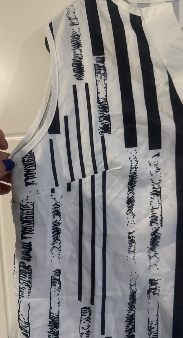 Kadın V Yaka Pilili Midi Bluz - Görsel 3