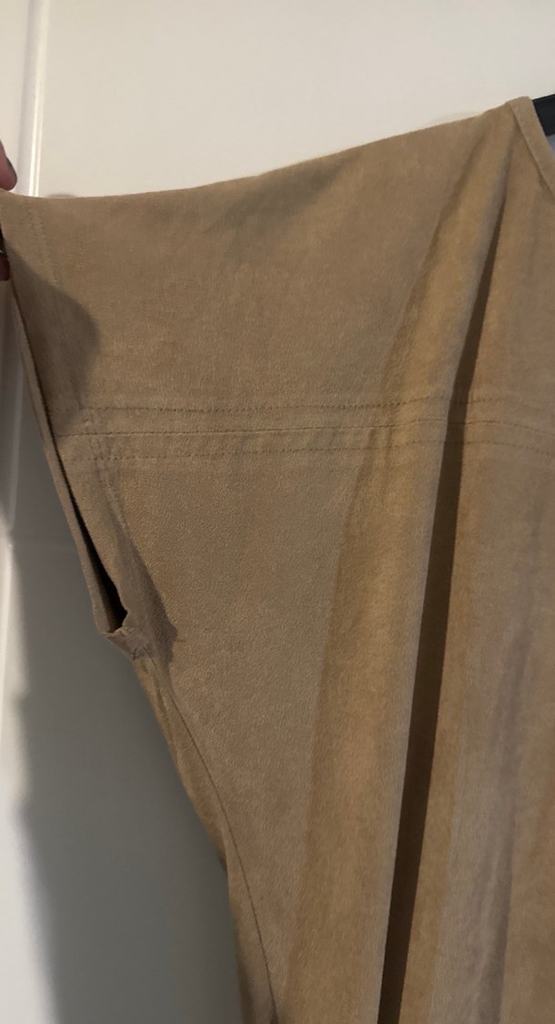 Bej Süet Salaş Kadın Elbise - Görsel 3