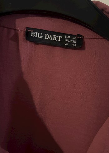 Kuşaklı gül kurusu Kadın Uzun Elbise - Görsel 8