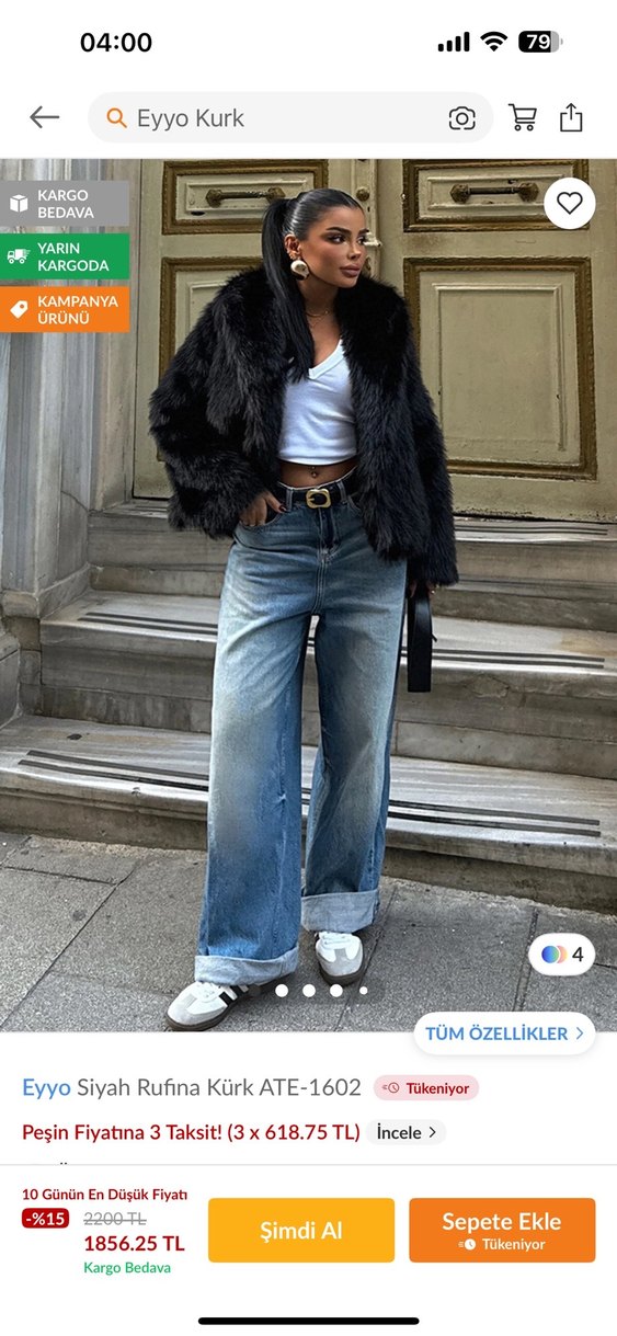 Eyyo siyah kürk - Görsel 2