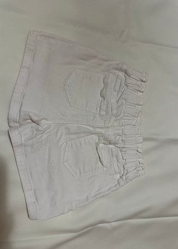 Defacto Kids Beyaz KotRahat Kesim Mini Şort - Görsel 3