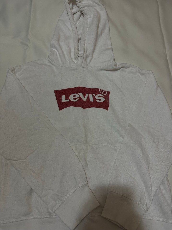 Levis Kadın Beyaz Fermuarlı Sweatshirt - Görsel 3