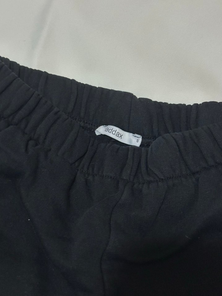 Siyah Ve Krem Kadın Rahat Kesim Eşofman Altı - Görsel 4