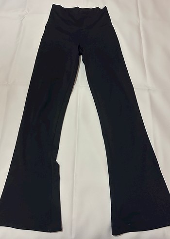 Oysho Siyah Baskılı Kadın/Cocuk Ispanyol Paca Tayt - Görsel 2