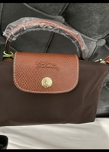 Beden kahverengi Renk orjinal longchamp mini pouch xs