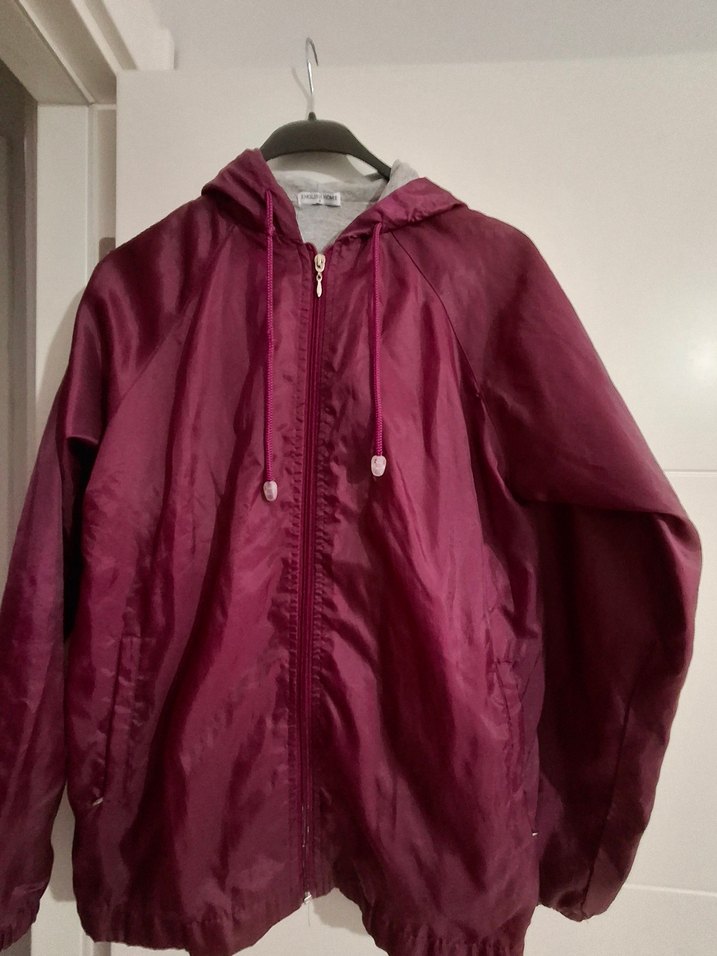 Bordo Parlak Kadın Midi Ceket - Görsel 2