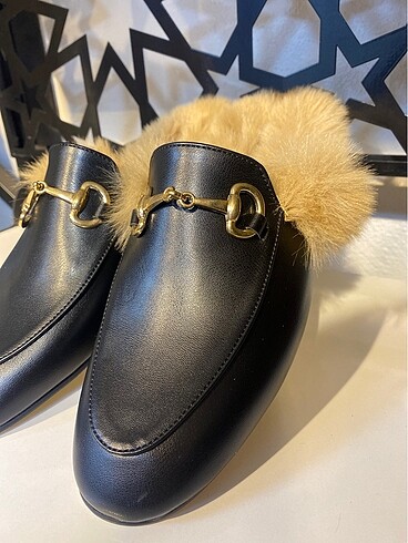 Gucci Çok Şık Peluş Terlik