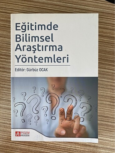 Pegem kitap (Eğitimde Araştırma Yöntemleri)