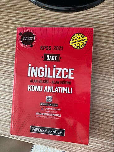 Pegem öabt İngilizce konu anlatımlı kitap