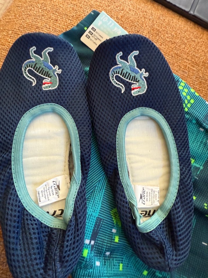 Erkek Çocuk Renkli Baskılı Mavi Mayo - Görsel 4