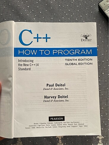 Beden C++ How to Program (10th Edition)