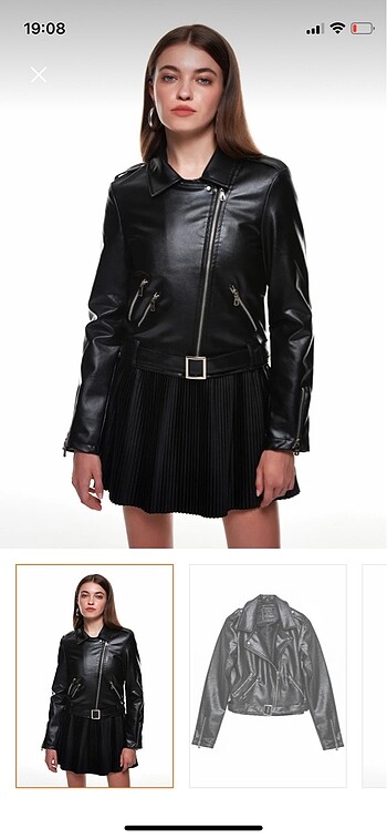 Quzu Quzu biker deri ceket