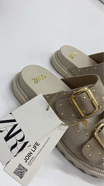 36 Beden ten rengi Renk Zara sandalet