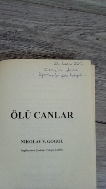 Beden Renk Ölü Canlar (GOGOL) Okuma kitabı