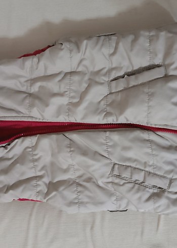 Kız Çocuk Fermuarlı Pembe Polar Yelek - Görsel 4