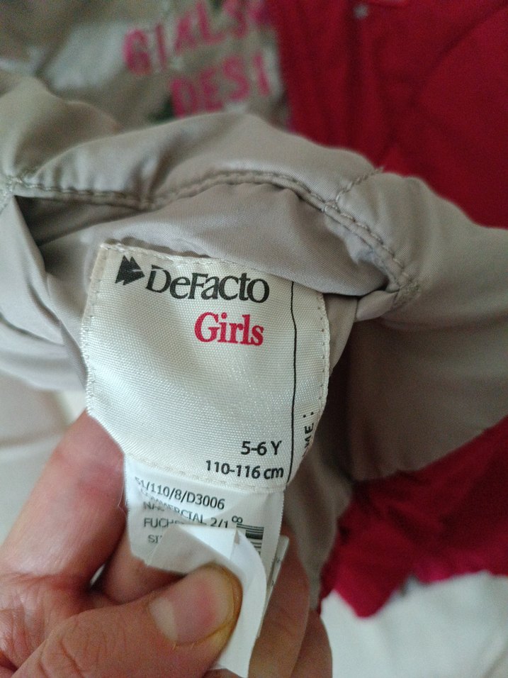 Kız Çocuk Fermuarlı Pembe Polar Yelek - Görsel 2