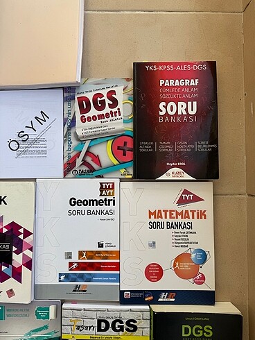 DGS YKS KPSS ALES sınav kitapları