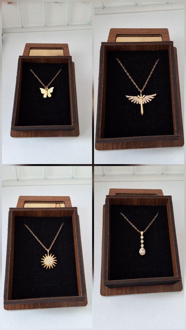 Gold Kadın Kolye Ucu - Görsel 2